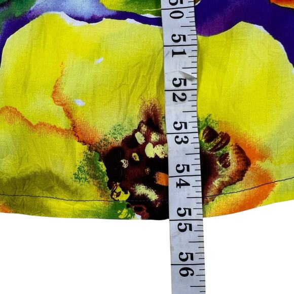 Vintage Jams World Dress XL | Poppy Floral Rayon Made in Hawaii Aloha Sundress - Picture 13 of 13